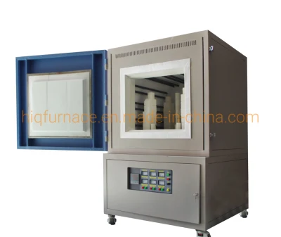 1400c forno de mufla elétrica de alta temperatura de laboratório com janela visual, forno de tratamento térmico de laboratório/forno de sinterização/forno de recozimento/forno de laboratório