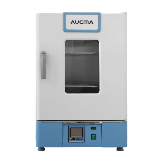 Aucma 65L Aço Inoxidável Câmara Interna Vertical Forno de Secagem de Ar Forçado Aquecimento Elétrico Explosão de Temperatura Constante para Laboratório/Hospital